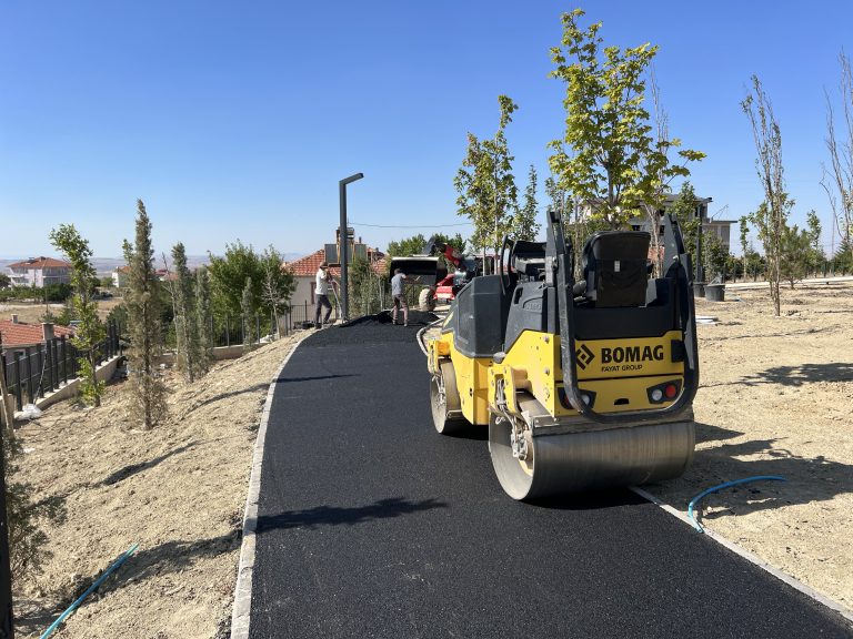HAYMANA MILLET BAHCESI BISIKLET YOLU YAPIMI — Ankara Asfalt kaynak arşivi