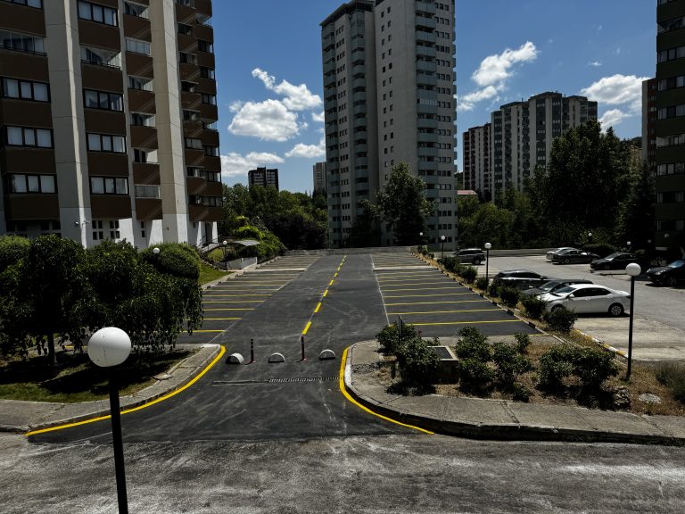 UMITKOY DEFNE SITESI OTOPARK ASFALT CALISMASI — Ankara Asfalt kaynak arşivi