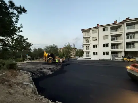 TUPRAS KIRIKKALE LOJMANLARI ASFALT YAPIM ISI